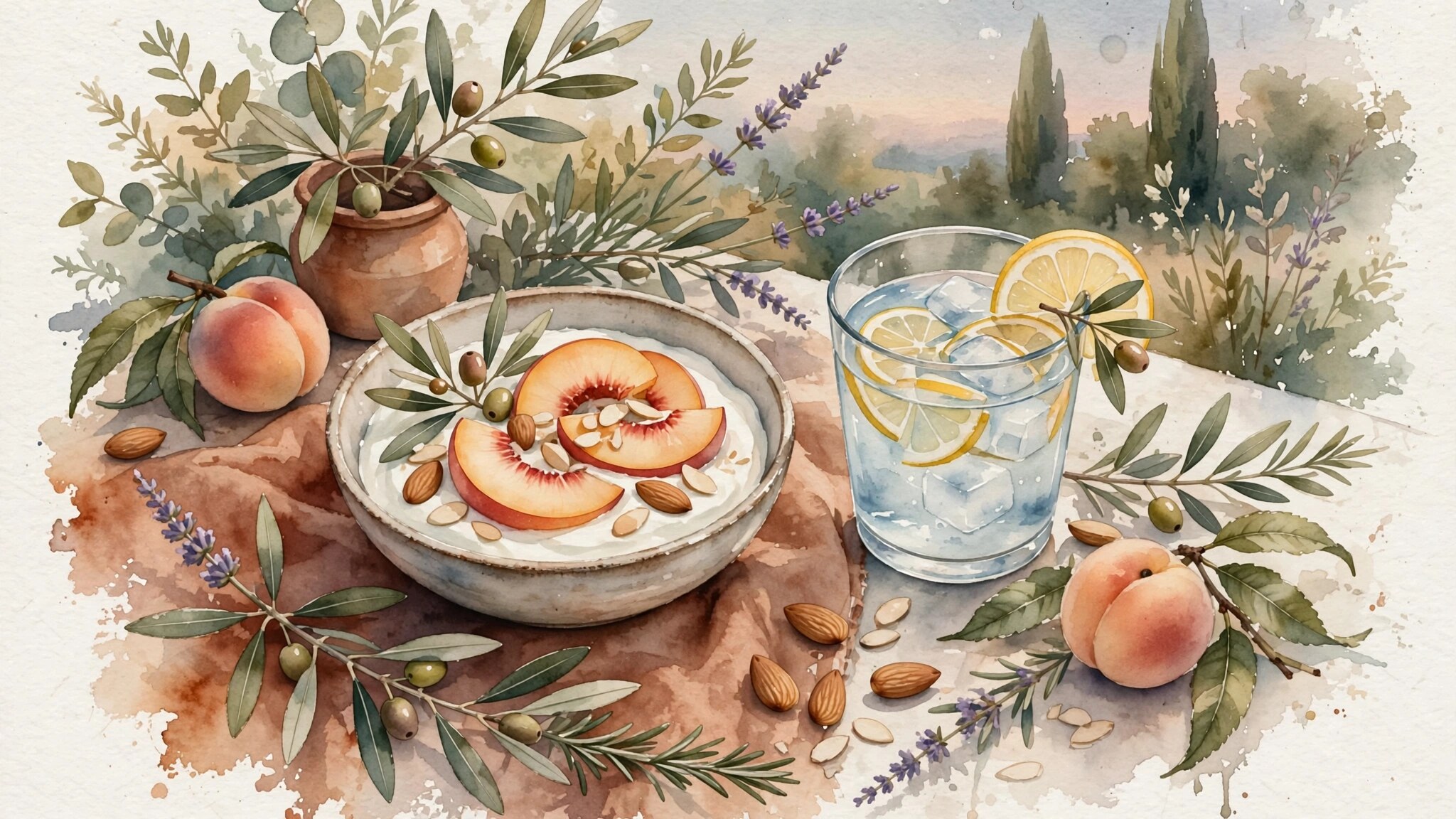 Ciotola estiva – watercolor, no people